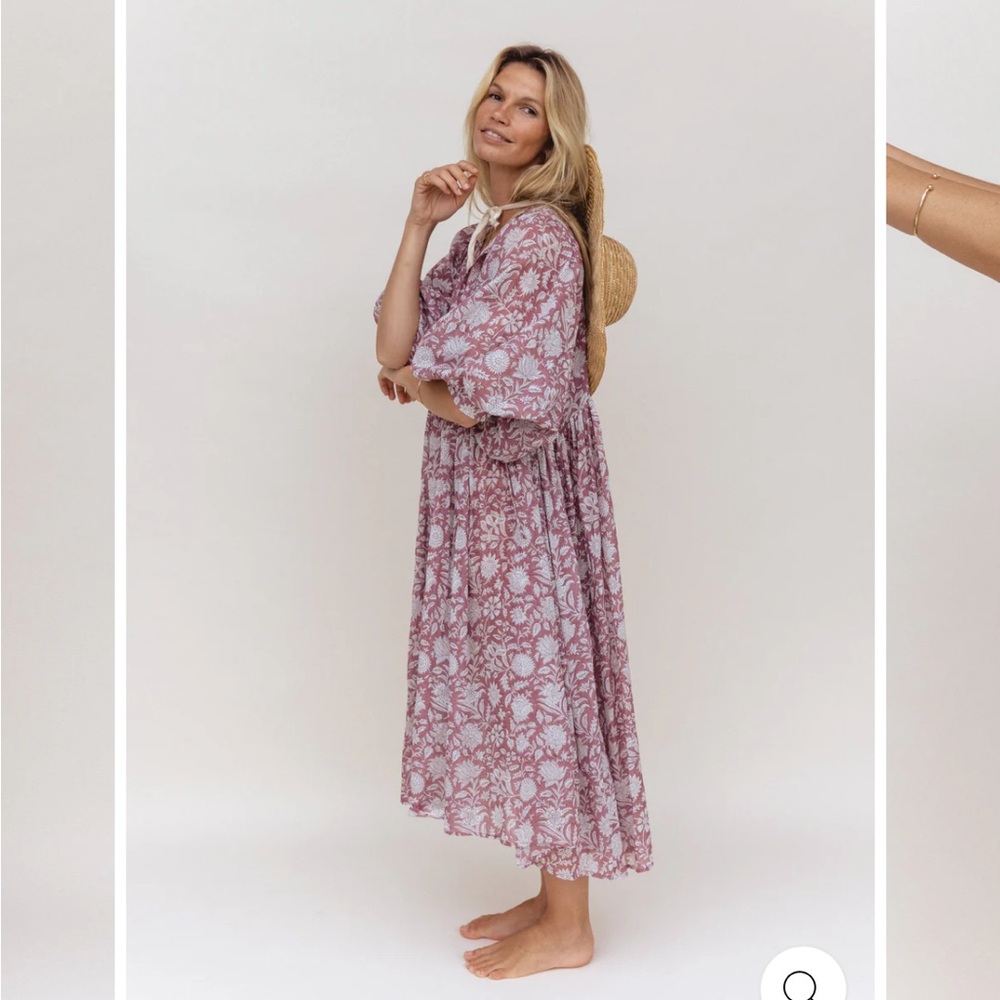 Daughters Of India Kyra Midi Dress in Musk